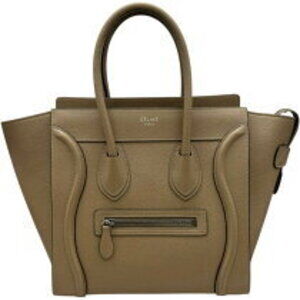 Celine Luggage Dune Calfskin Handbag